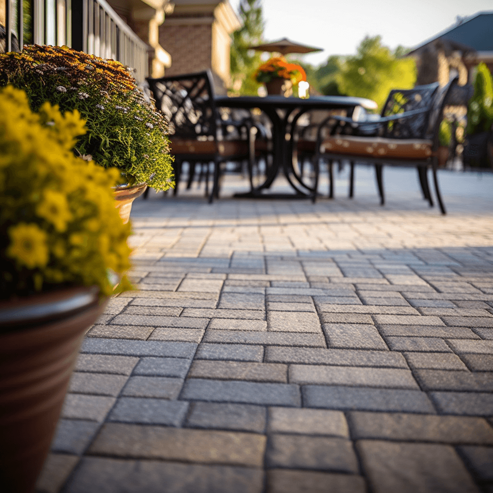 clean brick pavers